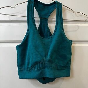 Teal Alphalete Racerback Sports Bra
